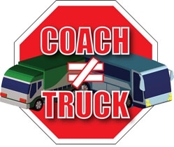 A coach is not a Truck logo