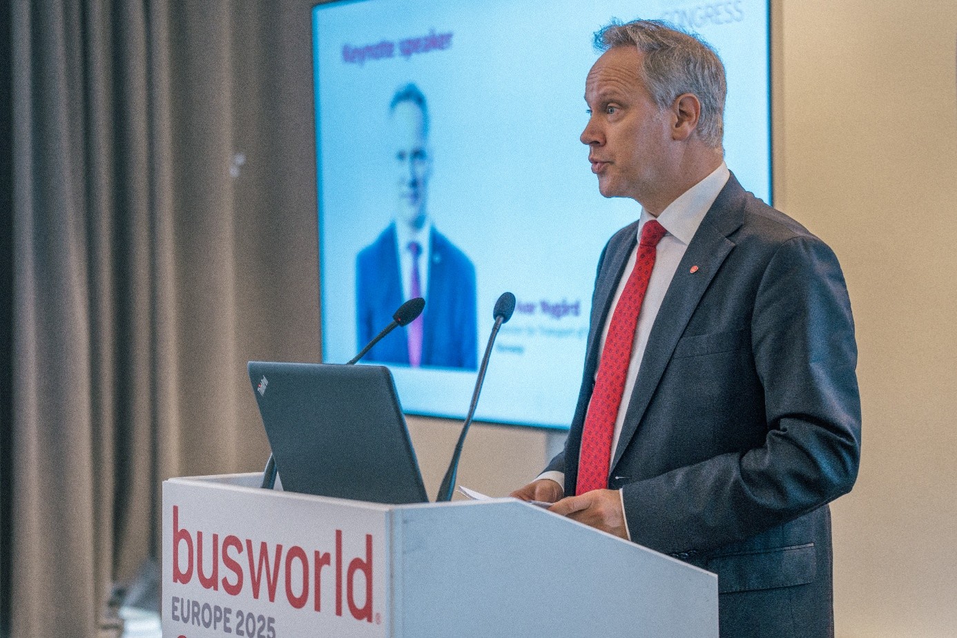 Jon-Ivar Nygard at Busworld Europe