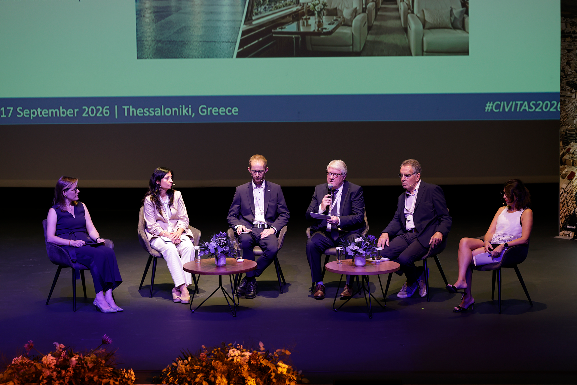 Busworld joins a panel discussion on coach tourism and urban mobility at the CIVITAS 2026 conference in Thessaloniki, Greece
