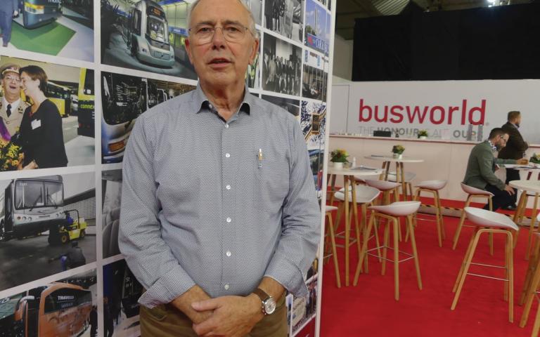 Wim Chatrou counts officially registered buses and coaches