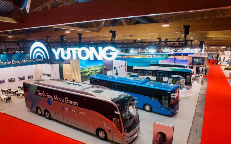 Yutong stand at Busworld Europe 2025